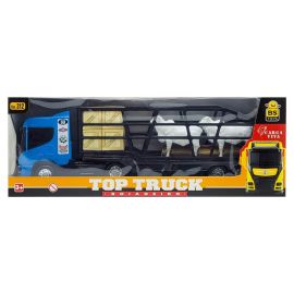 Caminhão Top Truck Cegonha Com Carrinhos App Jogo - Bs Toys
