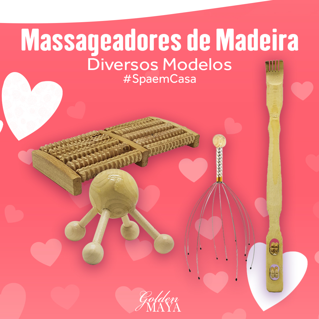 Massageadores de Madeira