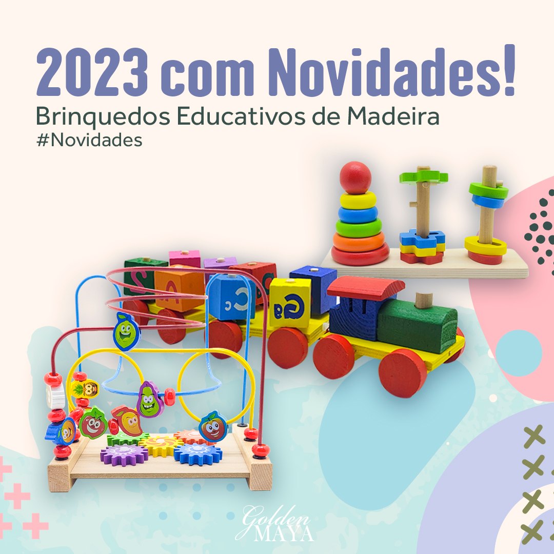 Brinquedos Educativos de Madeira